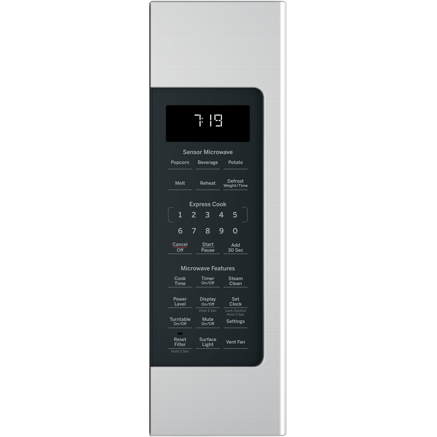GE® 1.9 Cu. Ft. Over-the-Range Sensor Microwave Oven with Recirculating Venting