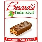 Chocolate-covered caramel nut fudge bar with logo for food and beverage drinks under $50 collections