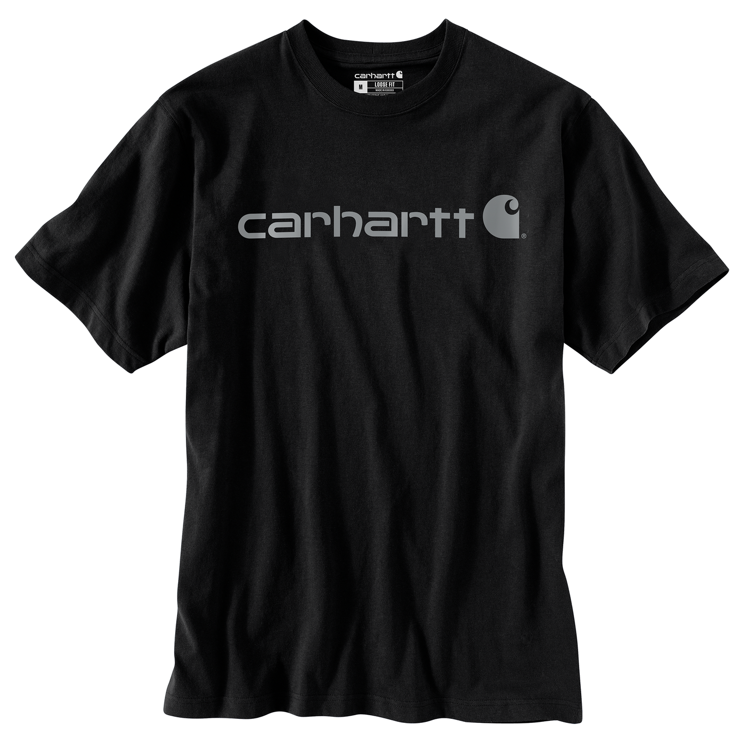 Carhartt Men's Loose Fit Heavyweight Short-Sleeve Logo Graphic T-Shirt