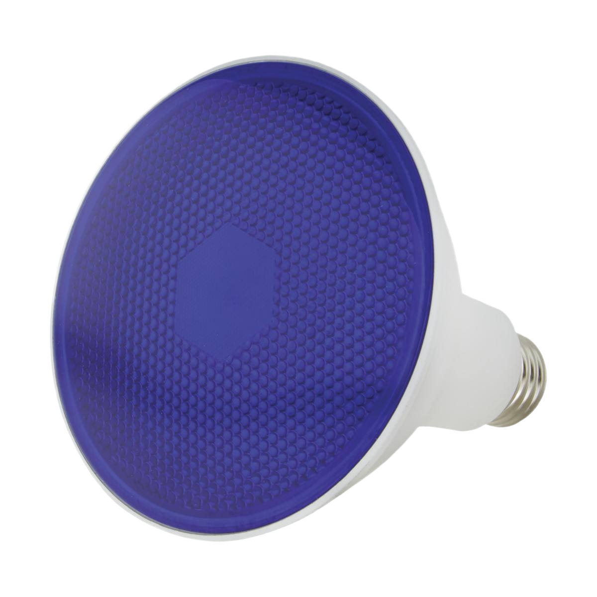 Energy-efficient blue LED flood light bulb with PAR38 shape for lighting and electrical home improvement collections under $50