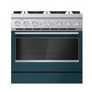36-Inch 6 Burner Commercial-Style Dual Fuel Range with No Preheat Air Fry Mode