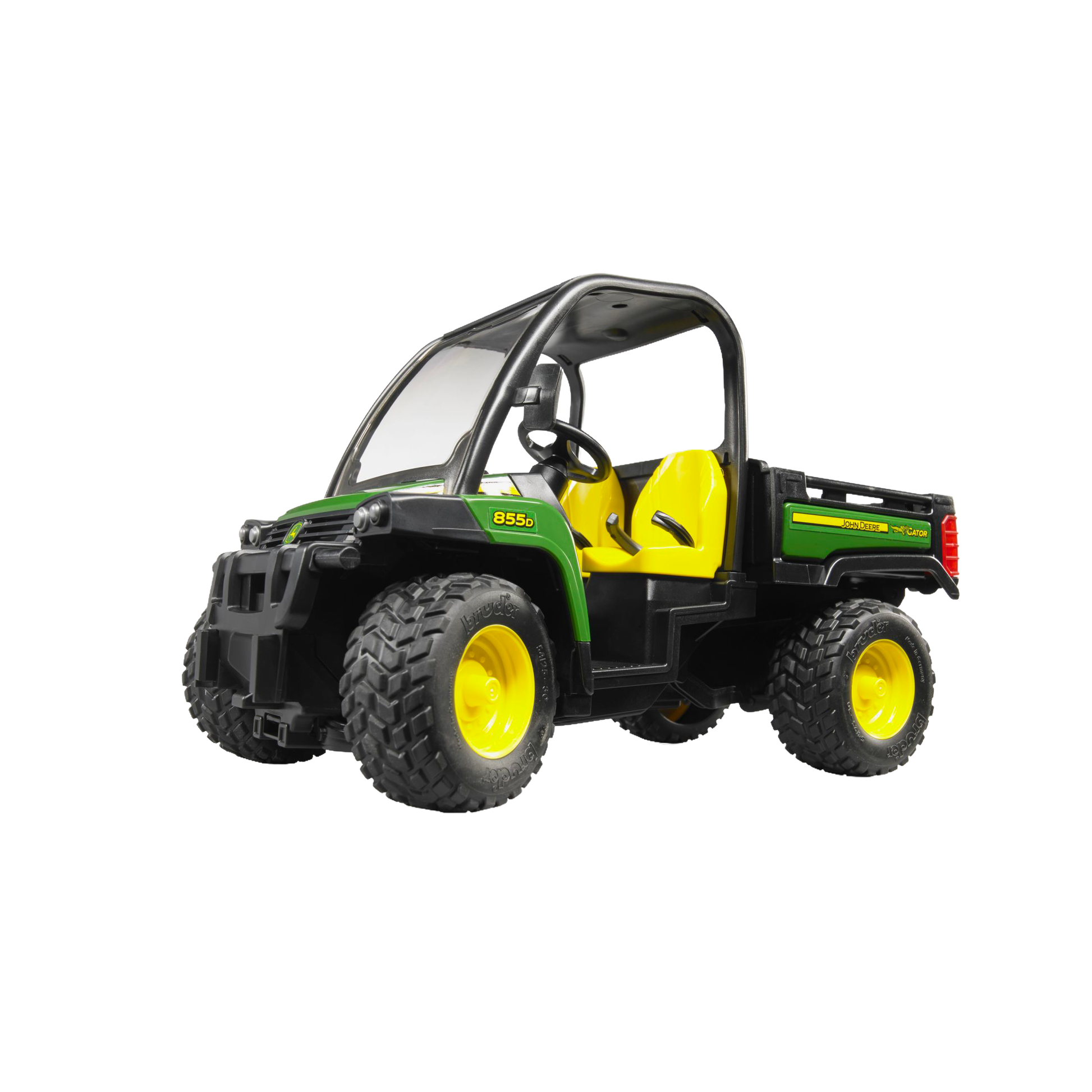 Green and yellow Bruder Toys John Deere Gator model with rugged tires from Vehicles & Remote Controlled Toys collection