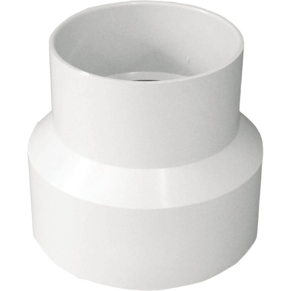 White PVC reducing coupling for plumbing and pipes & fittings collections under $50 in home improvement tools