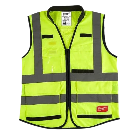 Milwaukee Class 2 High Visibility Yellow Performance Safety Vest