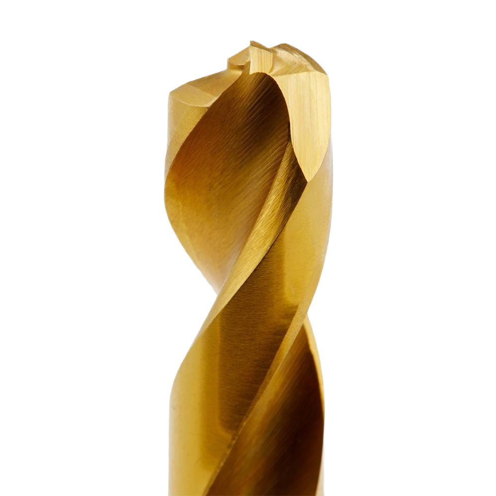 5/16 inch titanium-coated drill bit with QUAD EDGE™ tip for precise drilling in power tool and home improvement accessories
