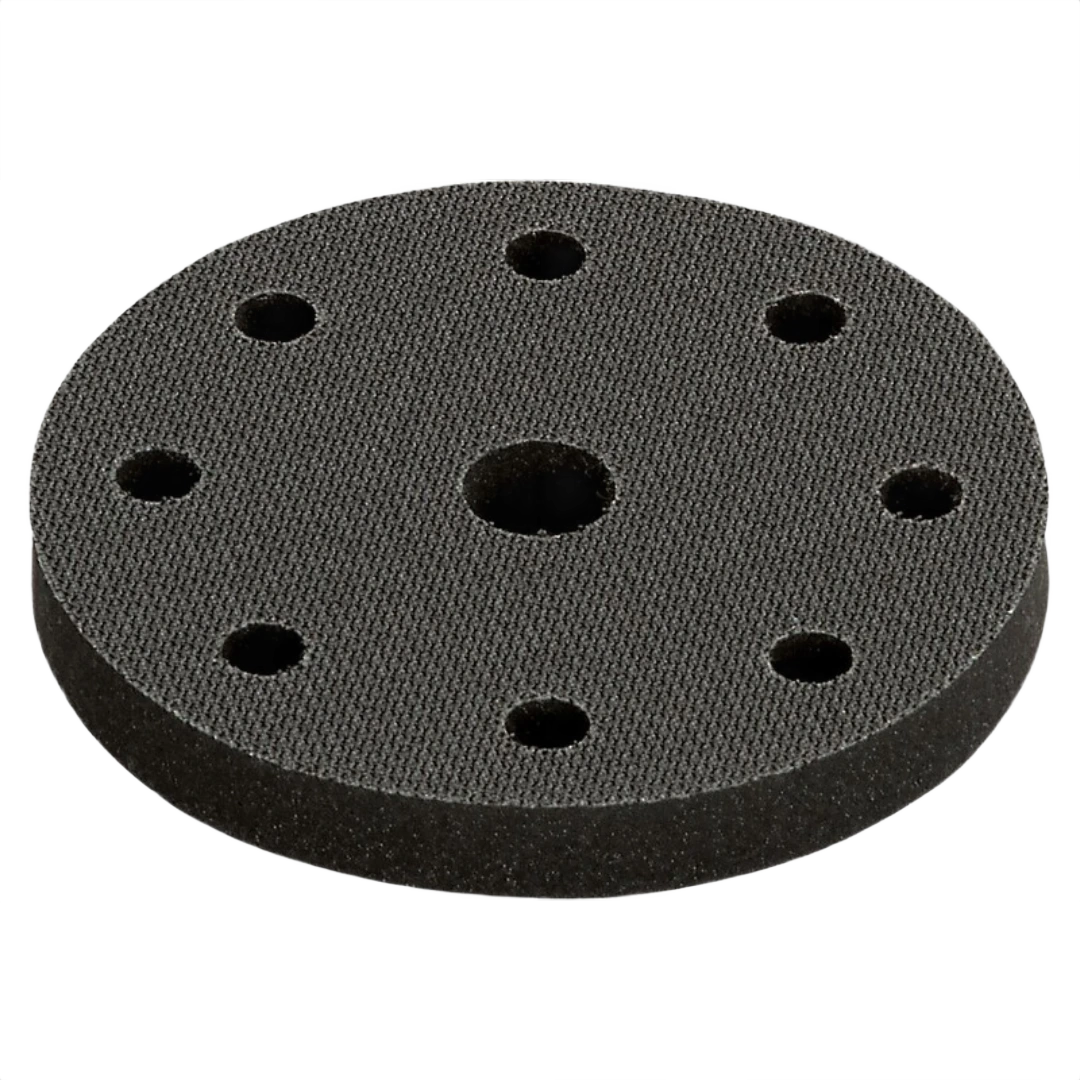 Black soft interface pad with multiple ventilation holes for woodworking and power tool accessories under $50 collections