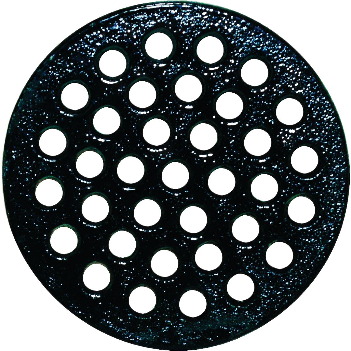 Round cast-iron floor strainer with multiple drainage holes for plumbing parts and repair under $50 collections