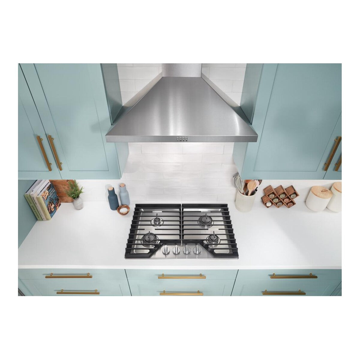 30" Curved Glass Wall Mount Range Hood