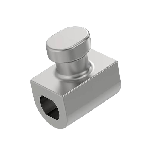 Metal lift arm linkage trunnion part for John Deere machinery from automotive tools and parts collections