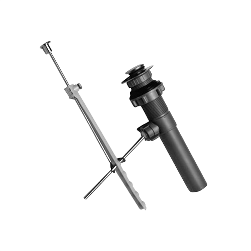 Chrome-finished pop-up sink drain assembly for plumbing repair and sink parts under $50 Home Improvement tools