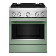 30-Inch 4 Burner Commercial-Style Dual Fuel Range with No Preheat Air Fry Mode