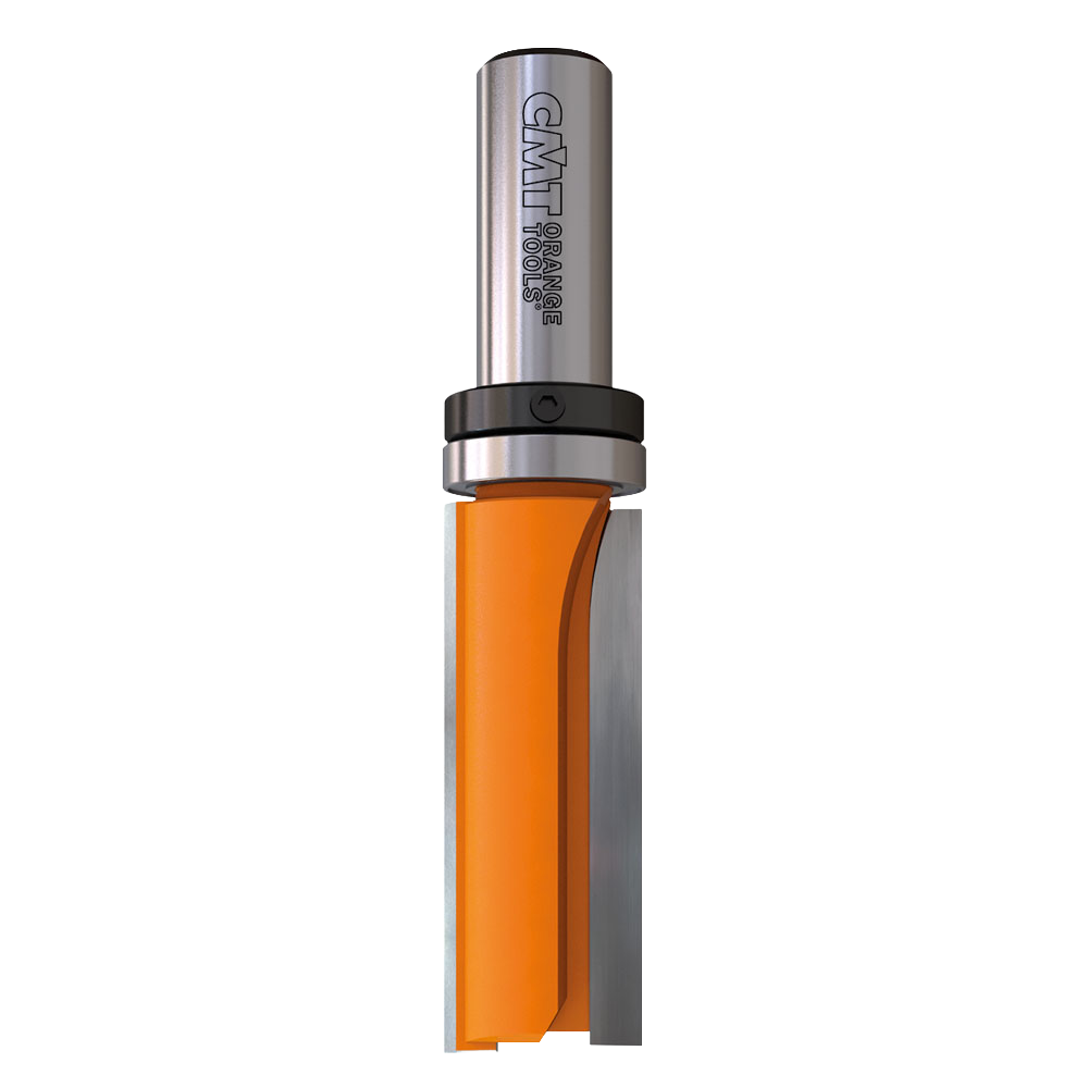 CMT Orange Tools 3/4” x 2" x 3-5/8" Pattern Bits With Bearing, 1/2" Shank