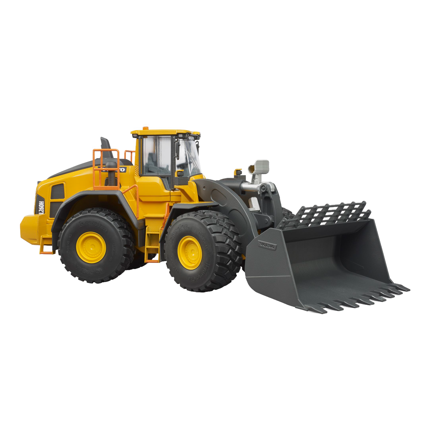 Yellow Bruder toy wheel loader with detailed bucket in Vehicles & Remote Controlled Toys and Bruder Toys collections under $100