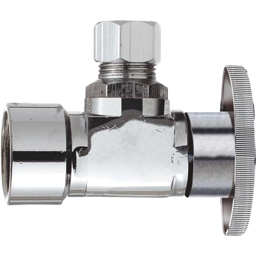 Do it Best 1/2" FIP x 7/16" OD or 1/2" OD Quarter Turn Angle Valve