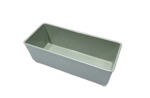 Rectangular sage green bamboo melamine tray with silicone-lined interlocking feet for countertop storage organization under $50 collection