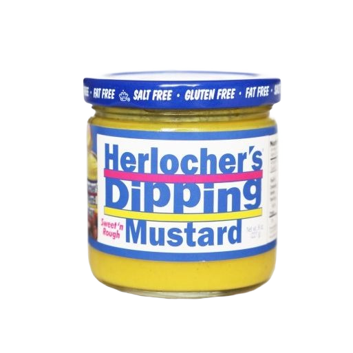 8 oz jar of gluten-free, fat-free mustard for dipping and cooking in food and beverage and condiments collections