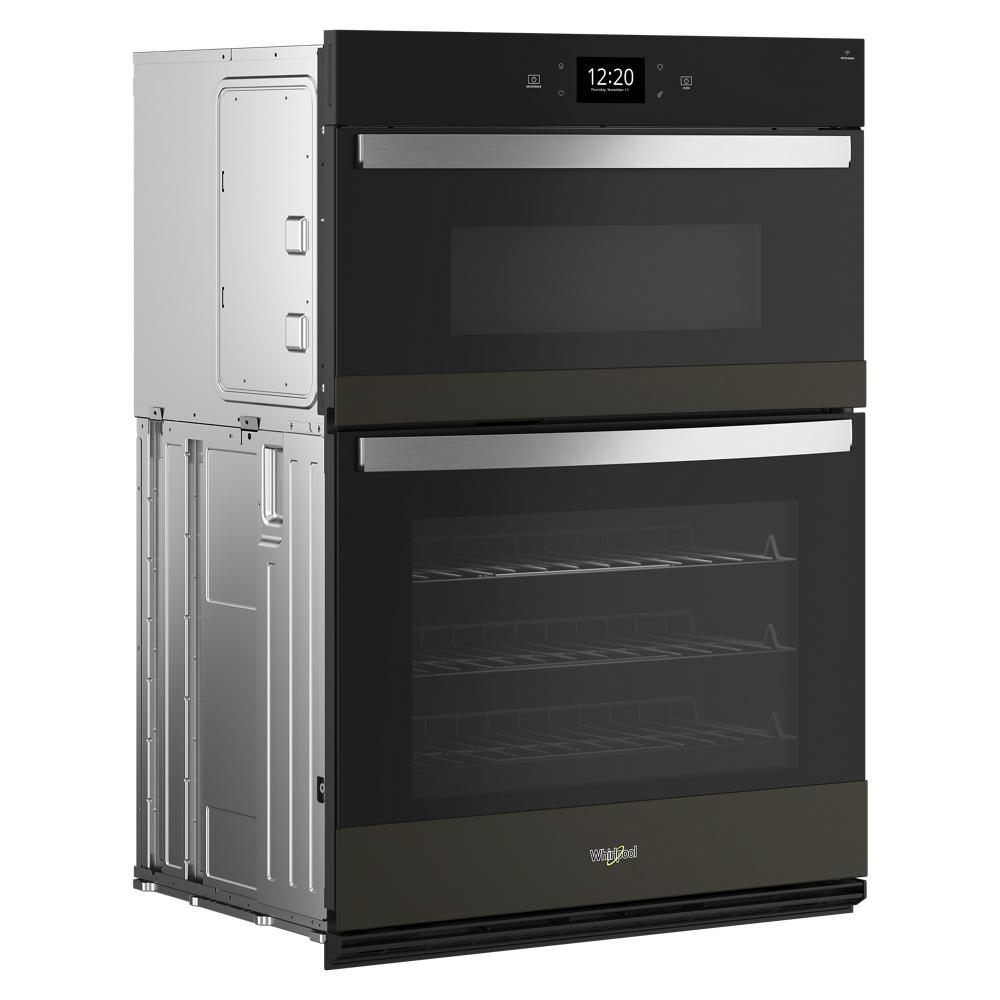 6.4 Cu. Ft. dark stainless steel wall oven microwave combo with digital display in Appliances and Wall Ovens collections