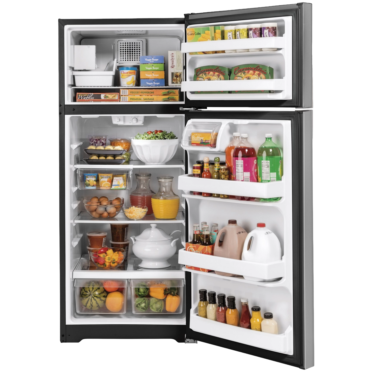 GE® ENERGY STAR® 17.5 Cu. Ft. Top-Freezer Refrigerator