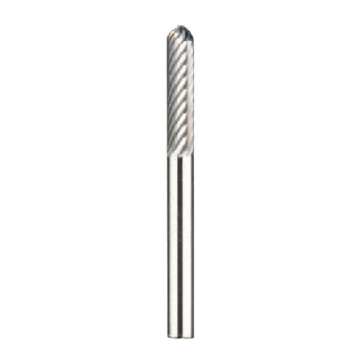 1/8 inch tungsten carbide carving bit with round point for detailed rotary tool projects and home improvement tasks