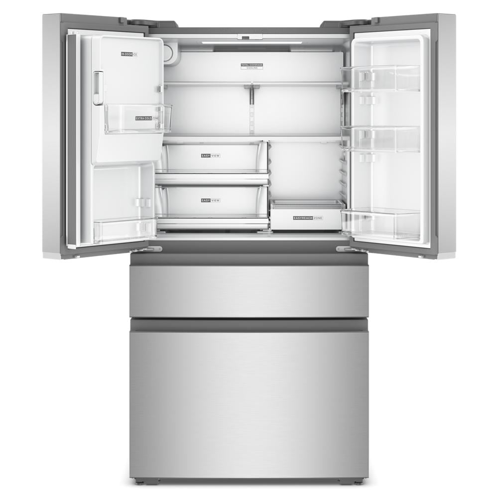36-inch Wide True Counter Depth 4-Door French Door Refrigerator - 22 cu. ft.