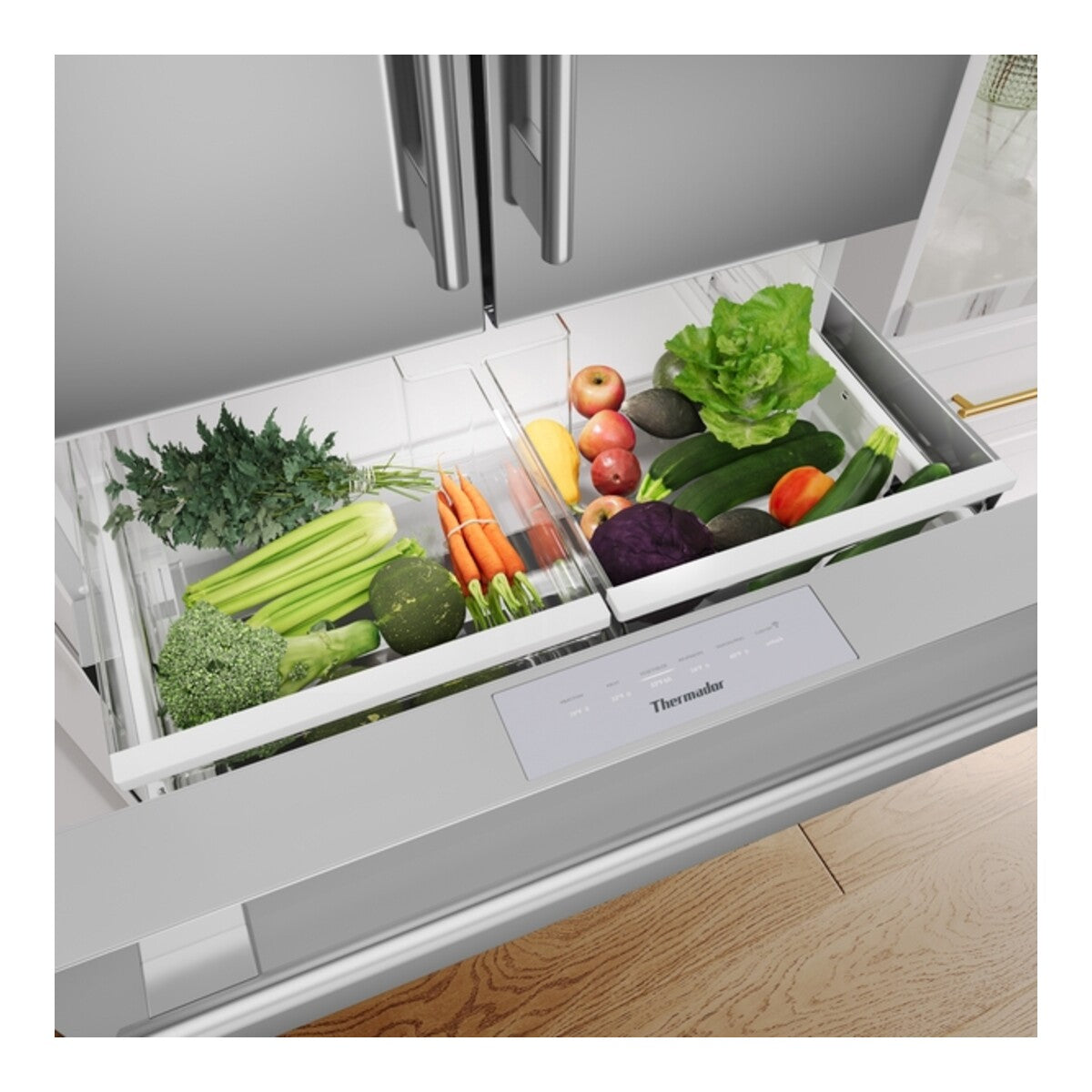 Freedom®, Freestanding French Door Bottom Mount Refrigerator,  Masterpiece®, Stainless Steel