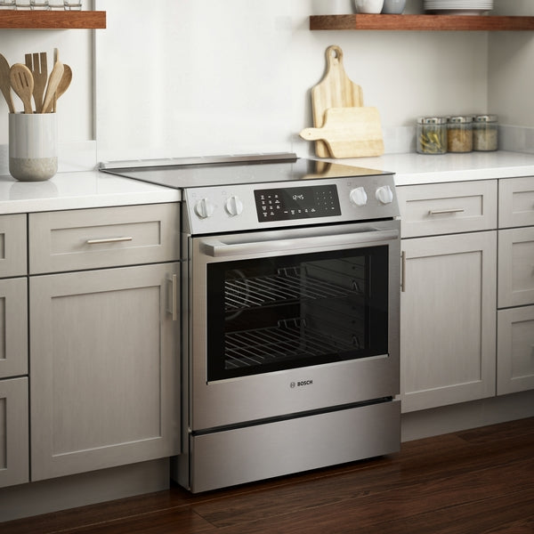 800 Series, Electric Slide-in Range, 30'', Stainless Steel