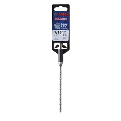 Bosch SDS-plus rotary hammer bit 3/16 inch by 6 inch for concrete drilling in power tool accessories collections