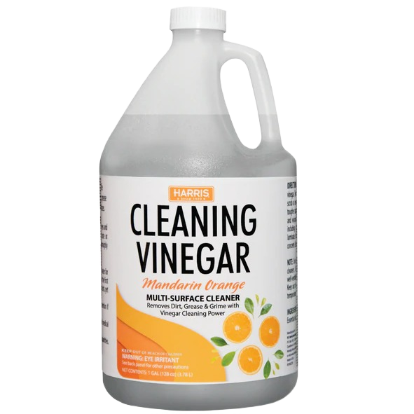 Large 128 oz jug of Mandarin Orange multi-surface cleaning vinegar from Cleaning Supplies under $50 collection