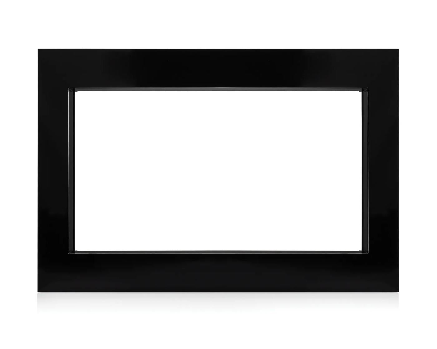 Black microwave trim kit for built-in microwave installation in kitchen appliance parts and accessories collection