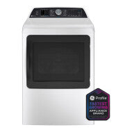 GE Profile™ ENERGY STAR® 7.4 cu. ft. Capacity Smart aluminized alloy drum Gas Dryer with Sanitize Cycle and Sensor Dry
