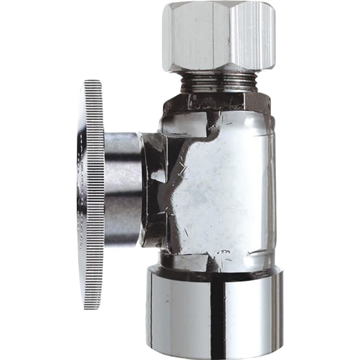 Do it Best 1/2" FIP x 1/2" OD Quarter Turn Straight Valve