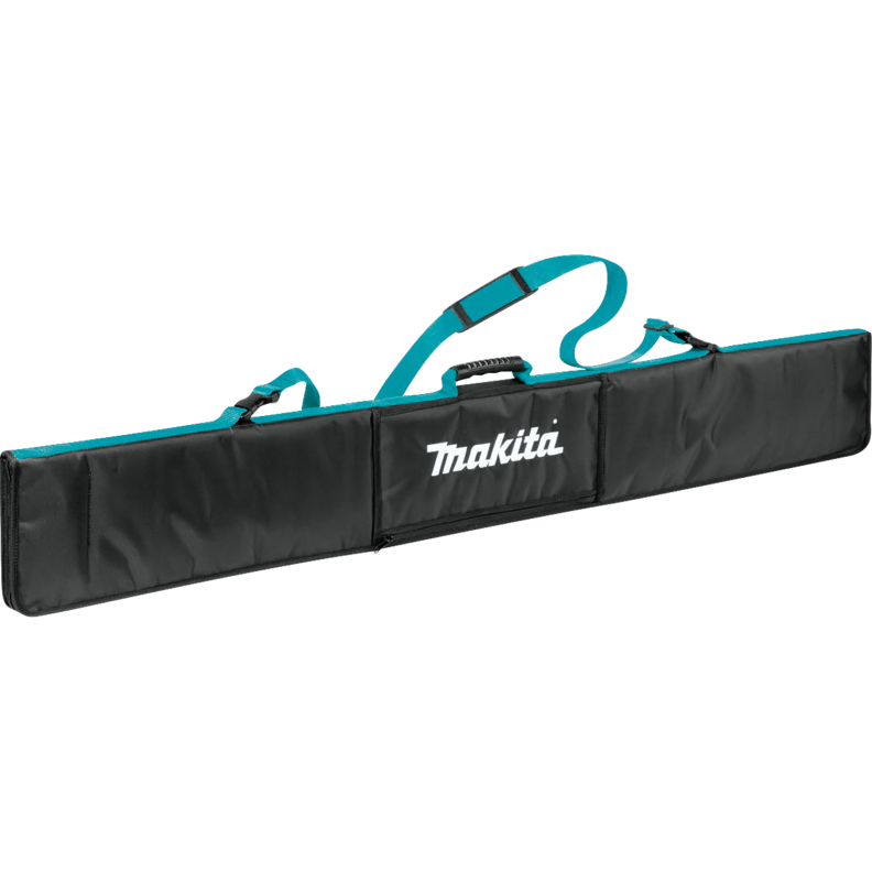 Padded black protective bag with shoulder strap for 59-inch guide rails in woodworking tool accessories collections