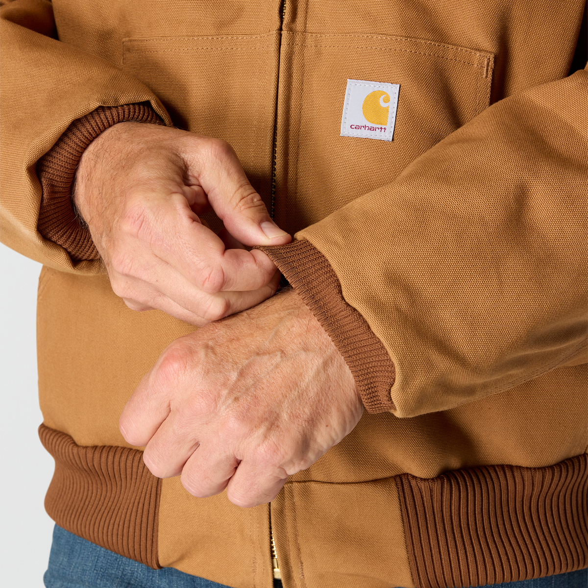 Carhartt Iconic J140 Firm Duck Active Jac - Carhartt Brown, XL