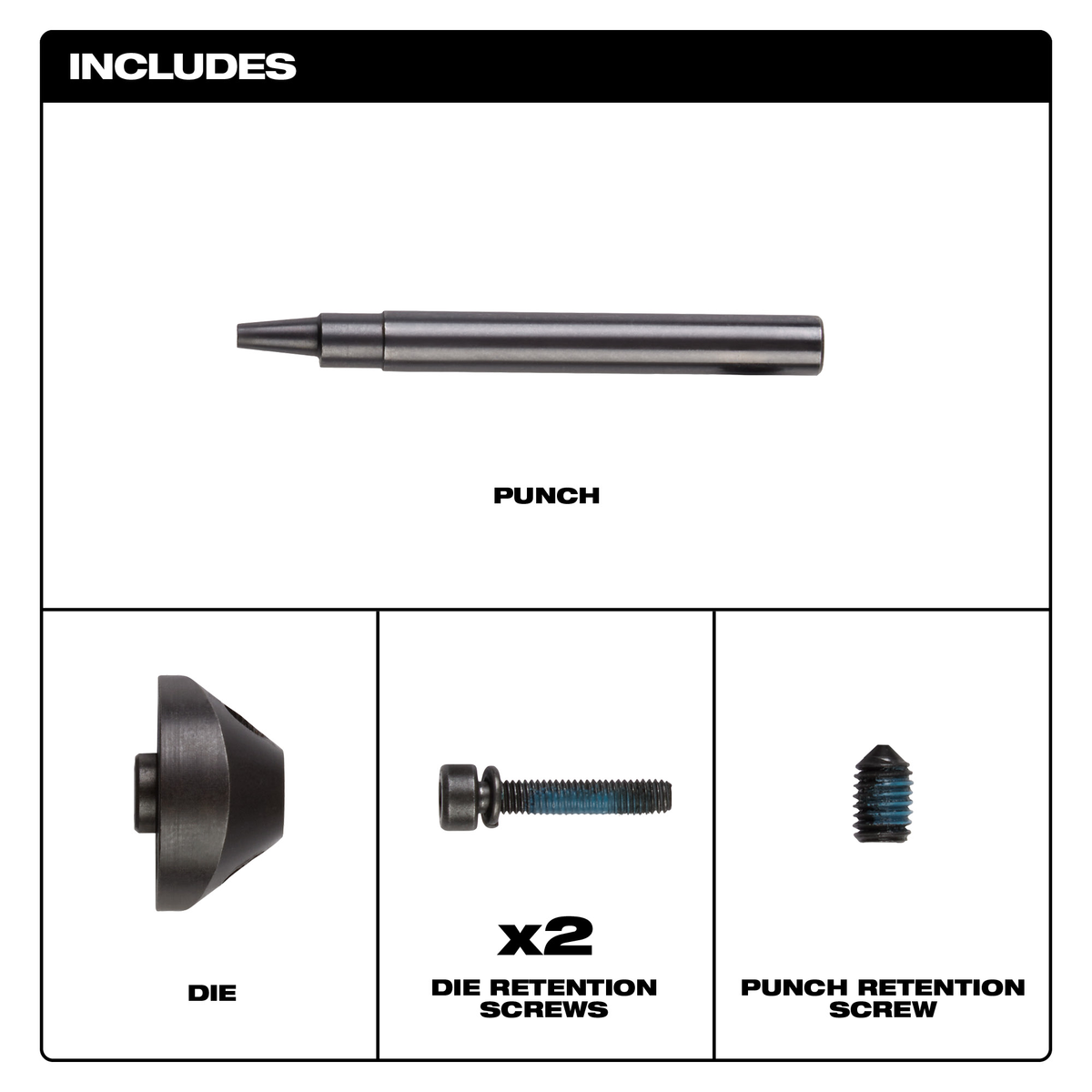 Milwaukee M12 FUEL™ 16 Ga Nibbler Punch & Die Set
