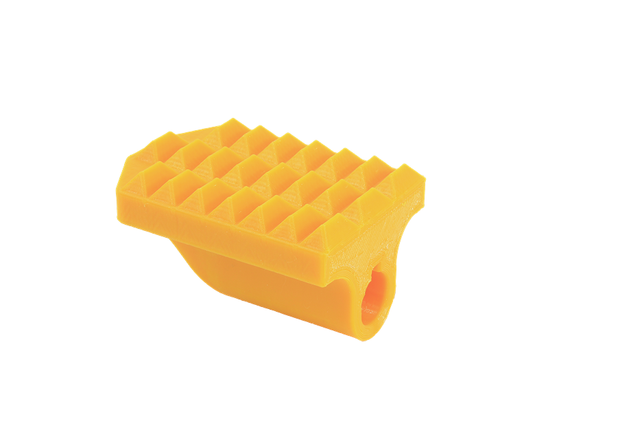 Yellow textured replacement differential pedal for compact tractors in Home Improvement and Tools collection