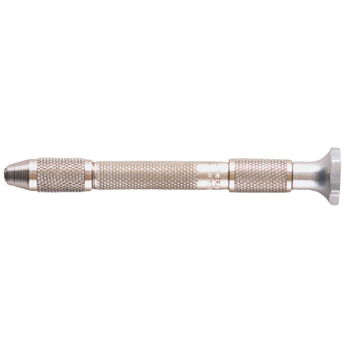 Metal swivel head pin vise with knurled grip for precision drilling in tool accessories and drill bits collections