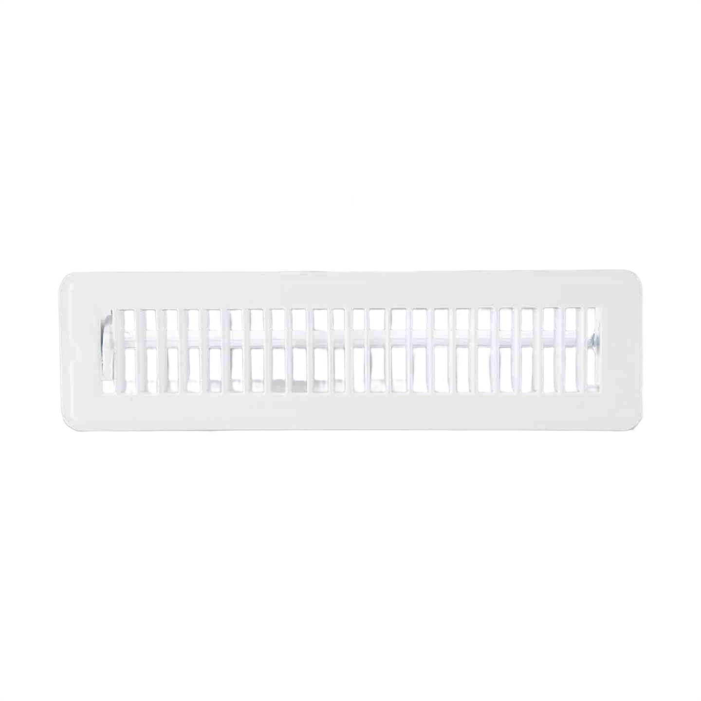 White steel floor register with adjustable vents for durable home improvement plumbing and under $50 tools collection