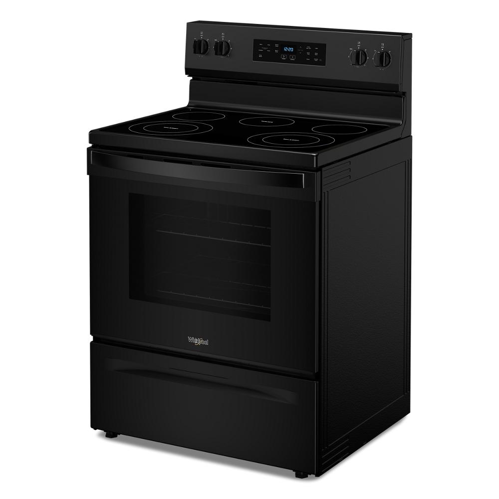30-inch Electric Range with No Preheat Mode and Steam Clean