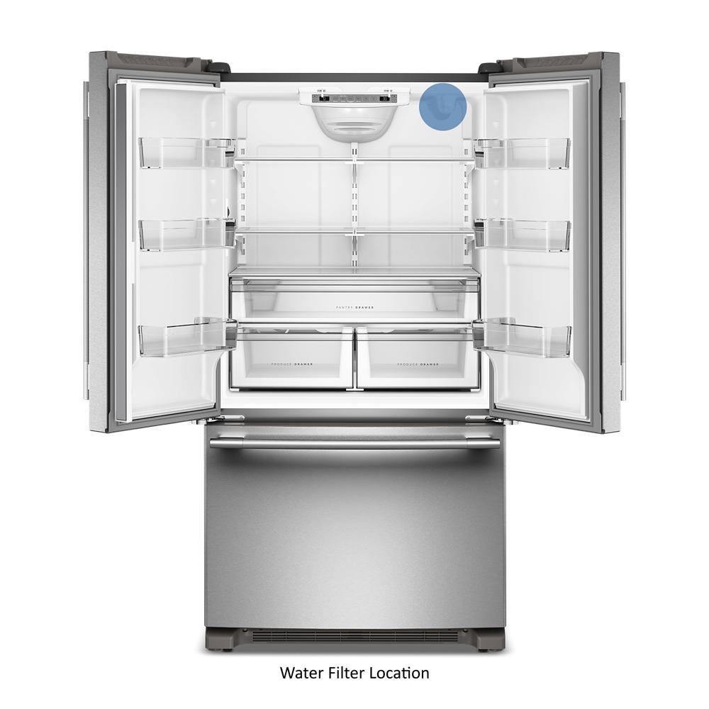 25 Cu. Ft. 36-Inch Standard-Depth French Door Refrigerator with Internal Water Dispenser