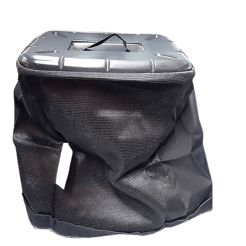 Black mesh and solid fabric bushel bag with plastic top for John Deere parts and accessories under $100 collection