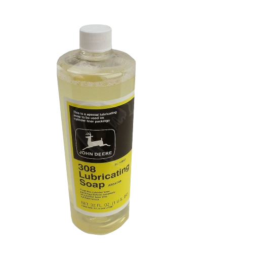 John Deere 1 quart lubricating soap bottle for machinery maintenance in John Deere fluids and lubricants collection