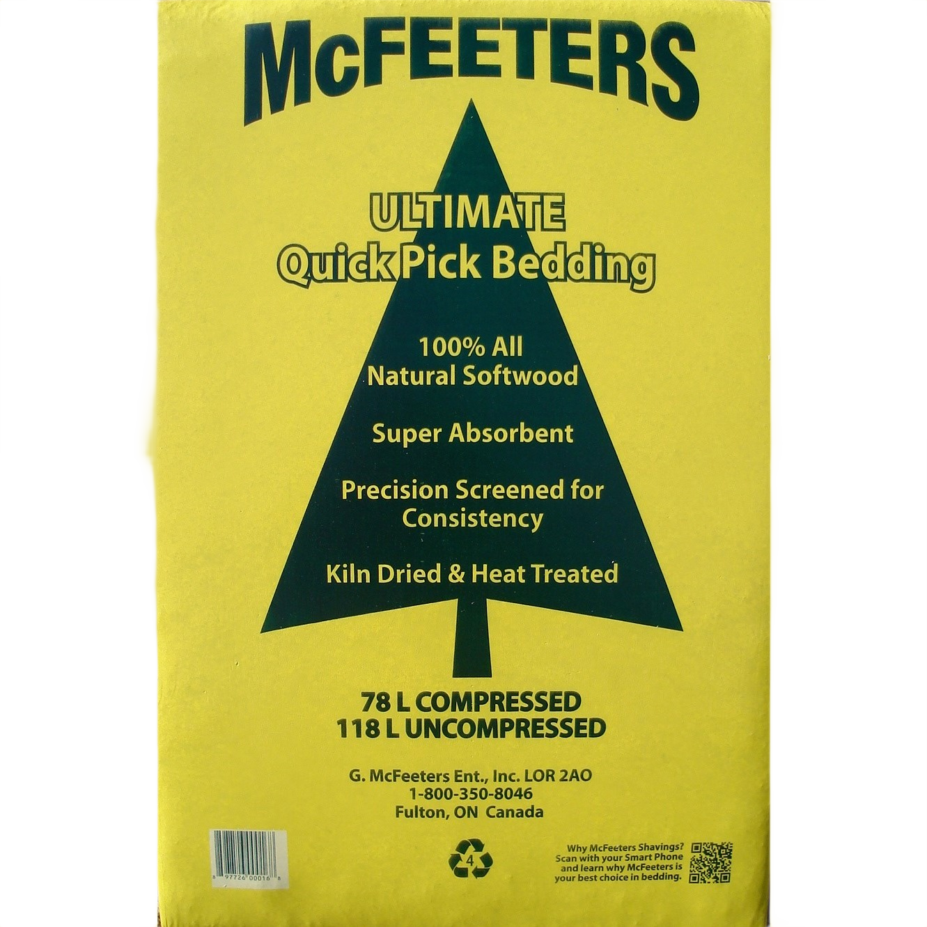 G. McFeeters Enterprises Mini Flake Bedding, 78 lit.