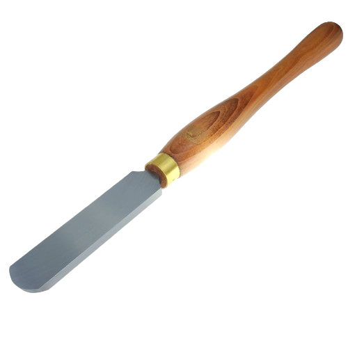Heavy-duty round nose scraper with wooden handle and thick steel blade for woodworking and home improvement tasks