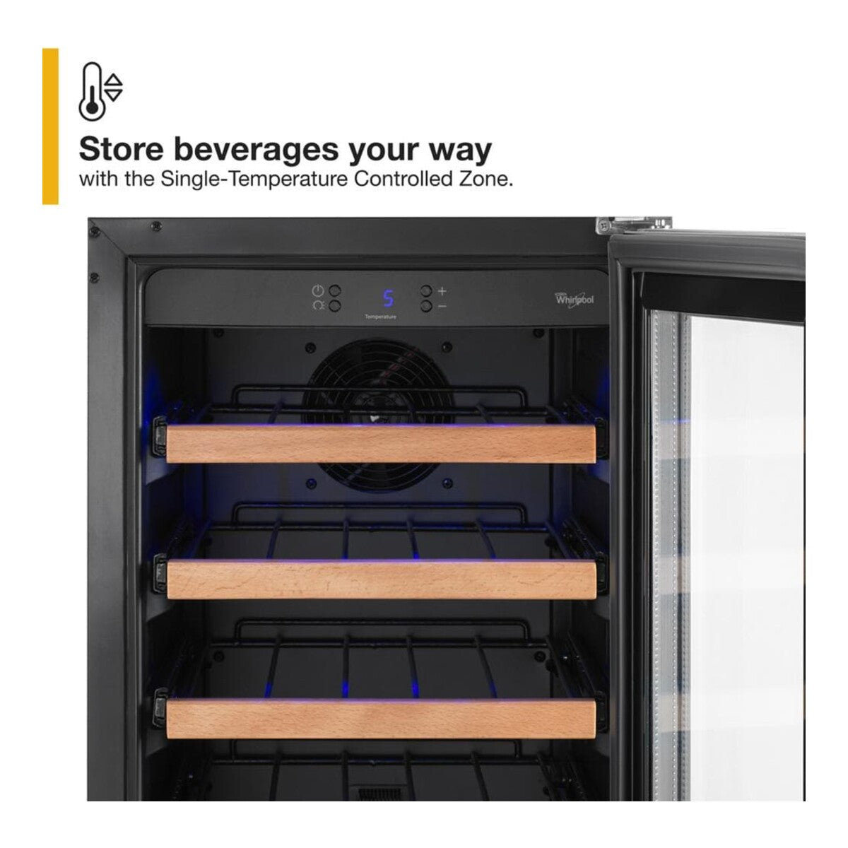 15" Undercounter Wine Center with Towel Handle Bar