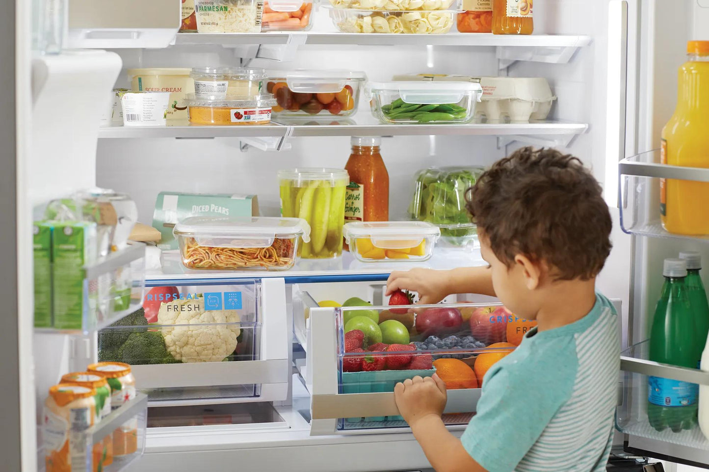 22 Cu. Ft. Counter-Depth 4-Door French Door Refrigerator