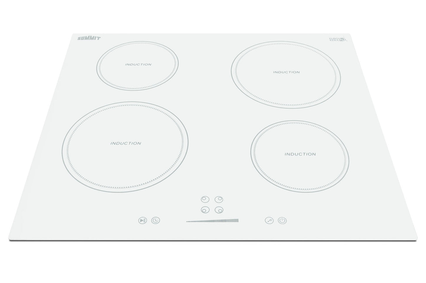 24" Wide 208-240V 4-Zone Induction Cooktop