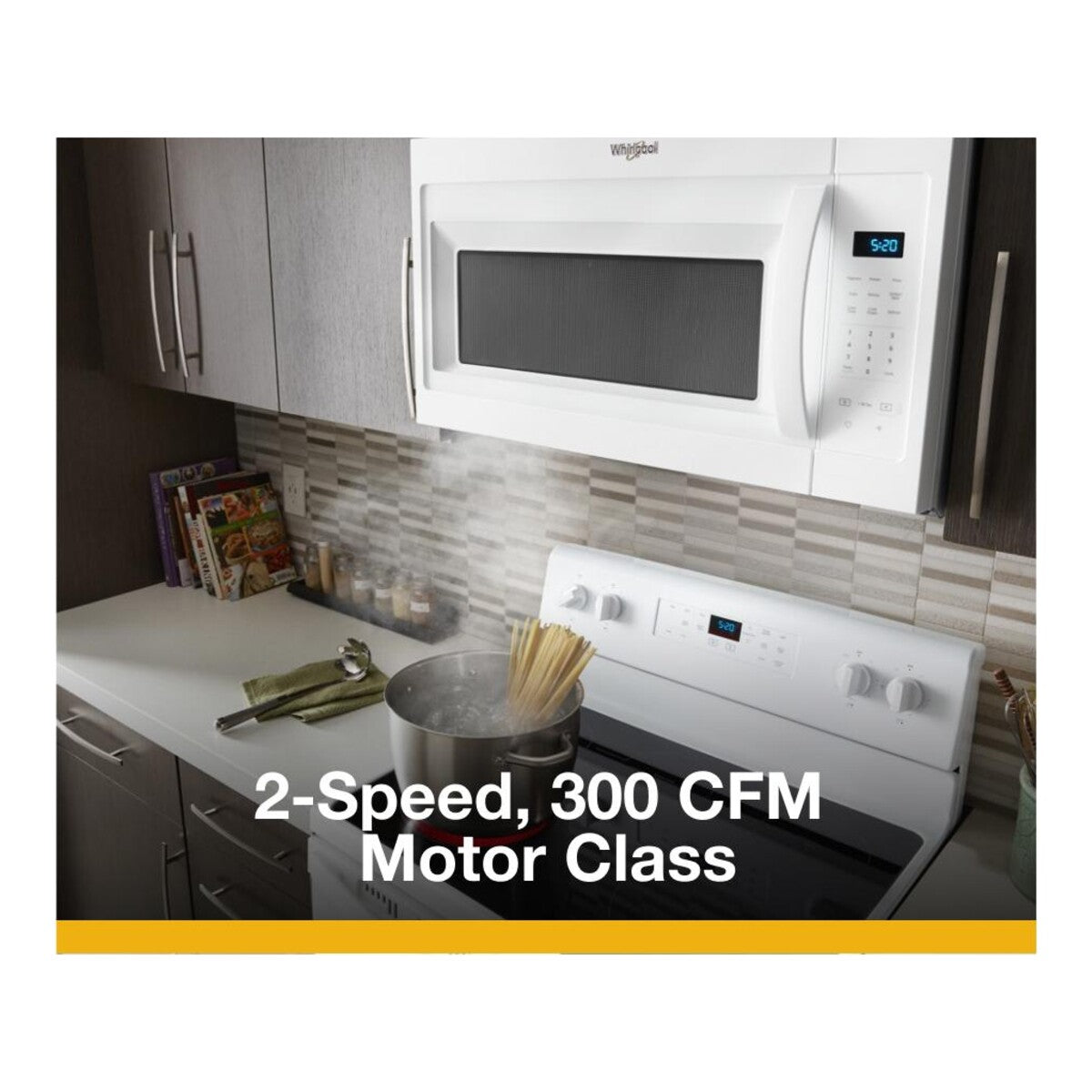 1.7 cu. ft. Microwave Hood Combination with Electronic Touch Controls