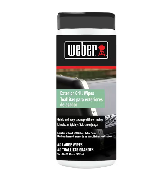 Weber Exterior Grill Wipes, 40ct