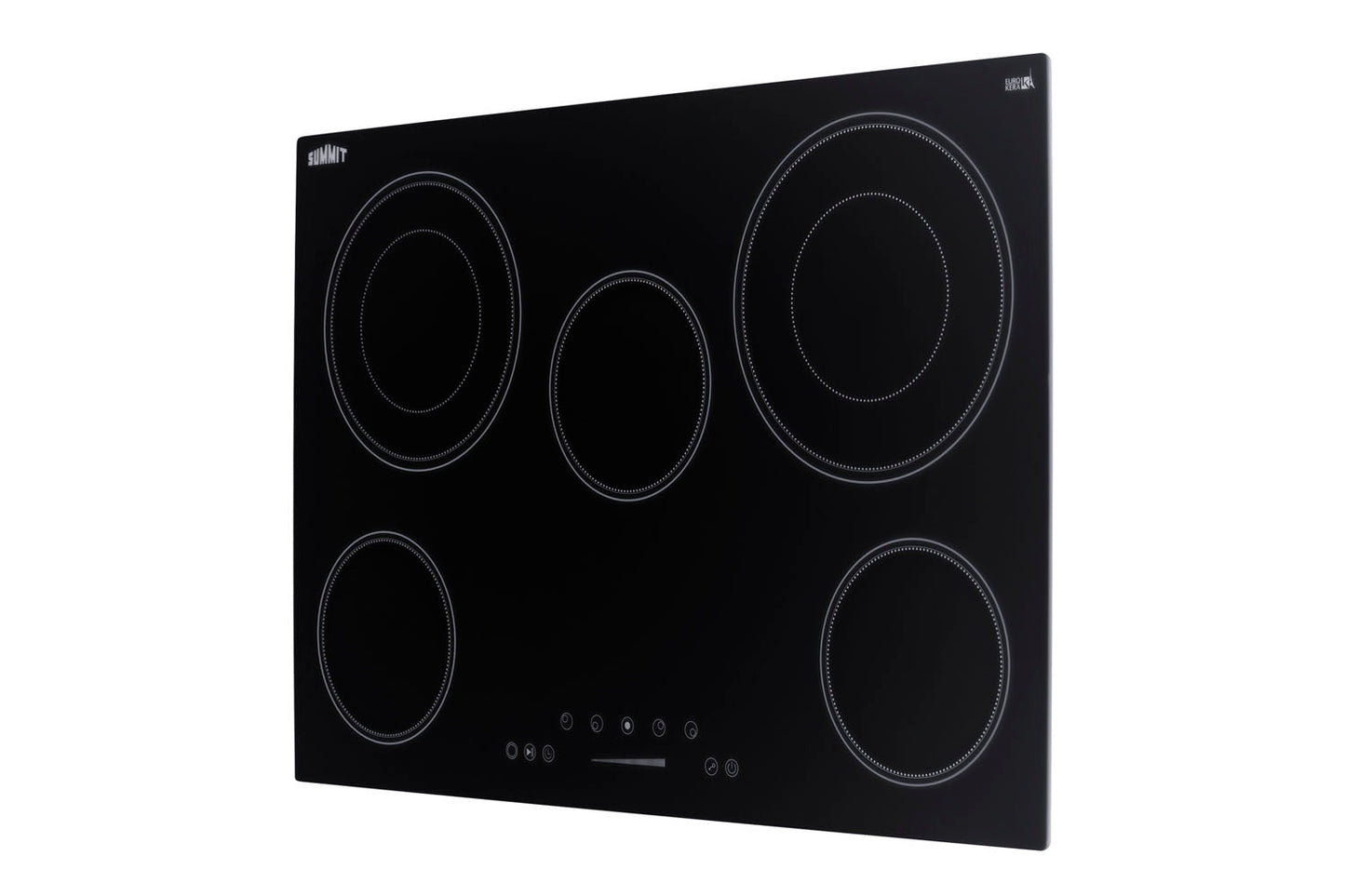 30" Wide 208-240V 5-Burner Radiant Cooktop