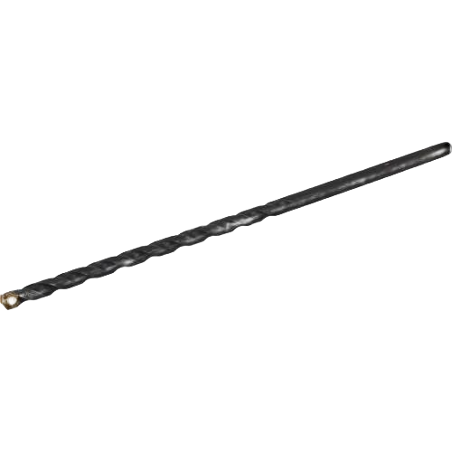 Carbide-tipped masonry drill bit with spiral flutes for precise pilot hole drilling in power tool accessories collection